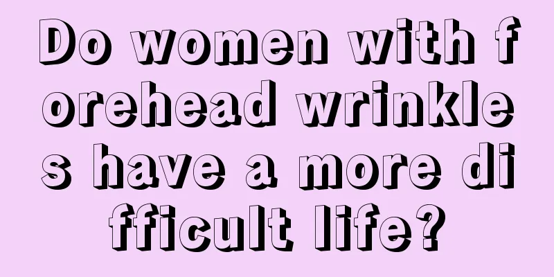 Do women with forehead wrinkles have a more difficult life?