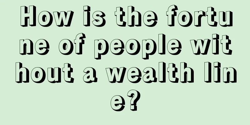 How is the fortune of people without a wealth line?