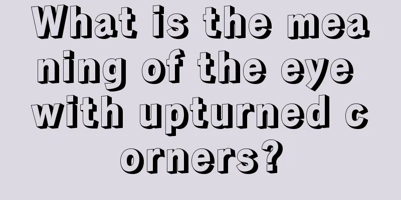What is the meaning of the eye with upturned corners?