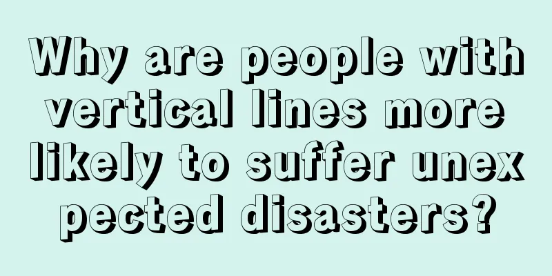 Why are people with vertical lines more likely to suffer unexpected disasters?