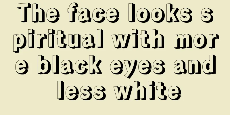 The face looks spiritual with more black eyes and less white