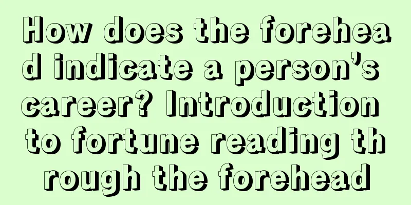 How does the forehead indicate a person’s career? Introduction to fortune reading through the forehead