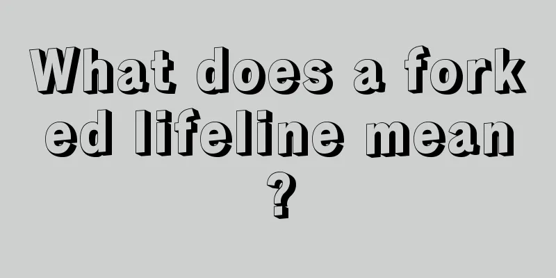 What does a forked lifeline mean?