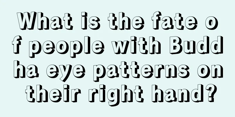 What is the fate of people with Buddha eye patterns on their right hand?
