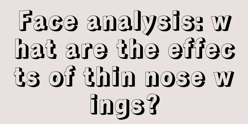 Face analysis: what are the effects of thin nose wings?