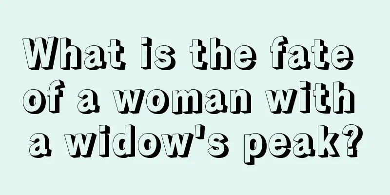 What is the fate of a woman with a widow's peak?