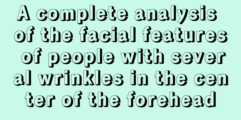 A complete analysis of the facial features of people with several wrinkles in the center of the forehead