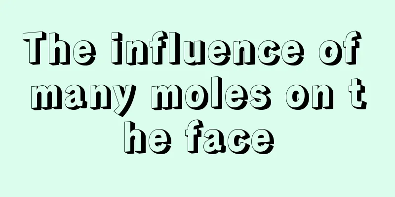 The influence of many moles on the face
