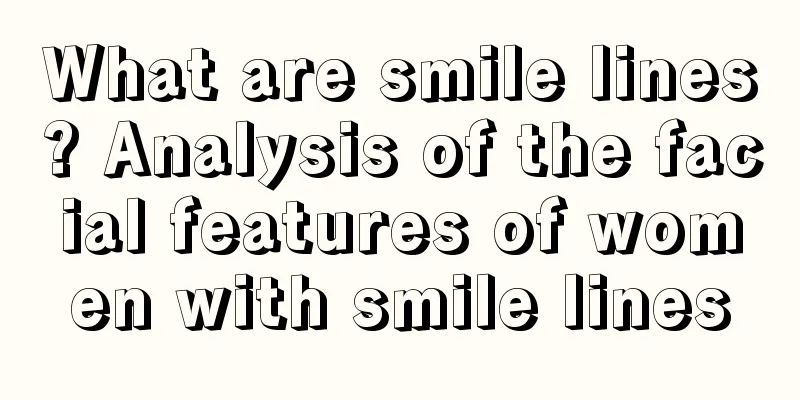 What are smile lines? Analysis of the facial features of women with smile lines