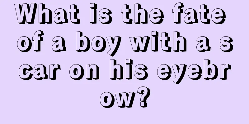 What is the fate of a boy with a scar on his eyebrow?