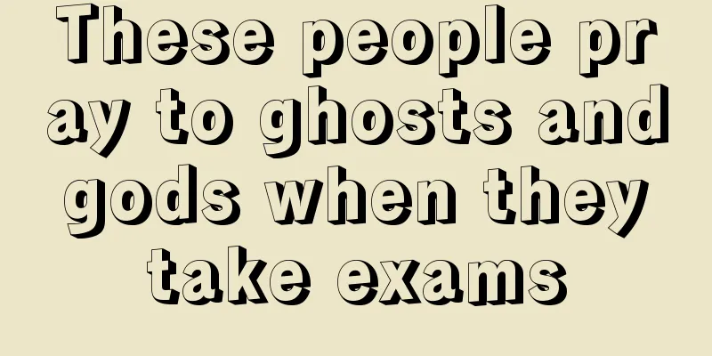 These people pray to ghosts and gods when they take exams