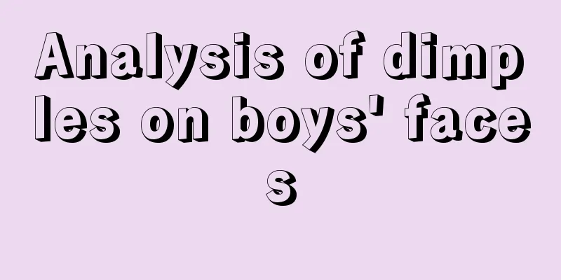 Analysis of dimples on boys' faces