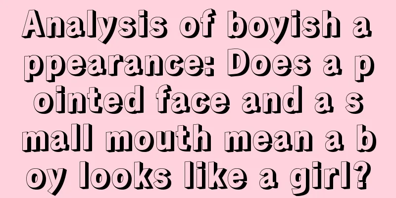 Analysis of boyish appearance: Does a pointed face and a small mouth mean a boy looks like a girl?