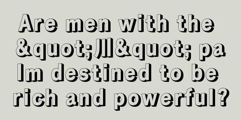 Are men with the "川" palm destined to be rich and powerful?