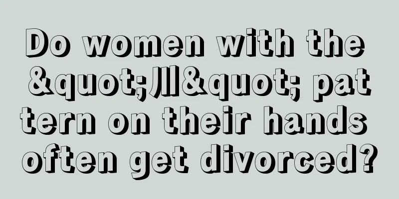 Do women with the "川" pattern on their hands often get divorced?