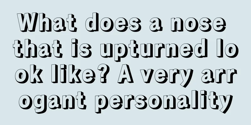 What does a nose that is upturned look like? A very arrogant personality