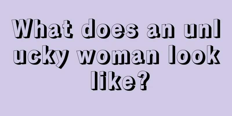 What does an unlucky woman look like?