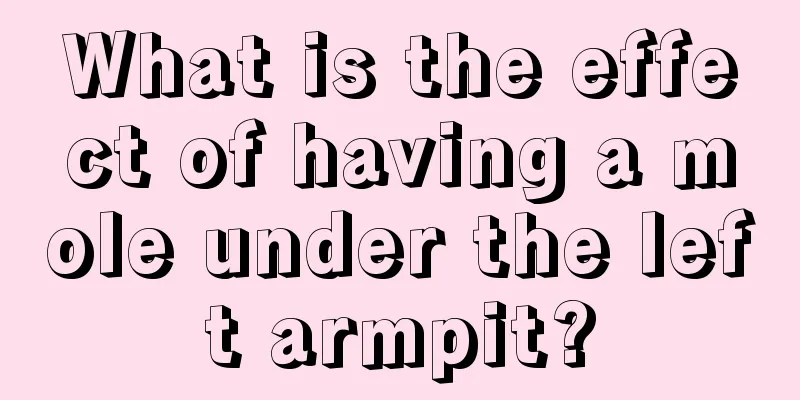 What is the effect of having a mole under the left armpit?