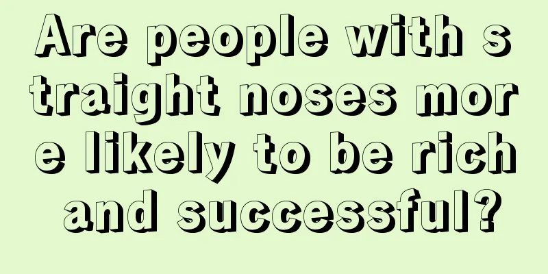 Are people with straight noses more likely to be rich and successful?