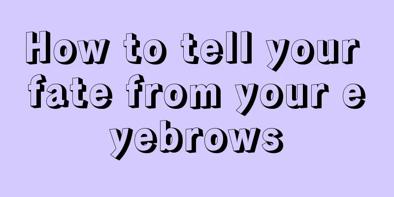 How to tell your fate from your eyebrows