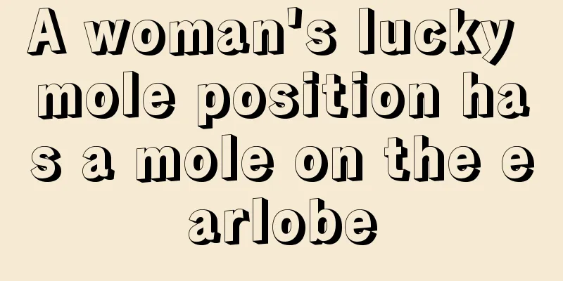 A woman's lucky mole position has a mole on the earlobe