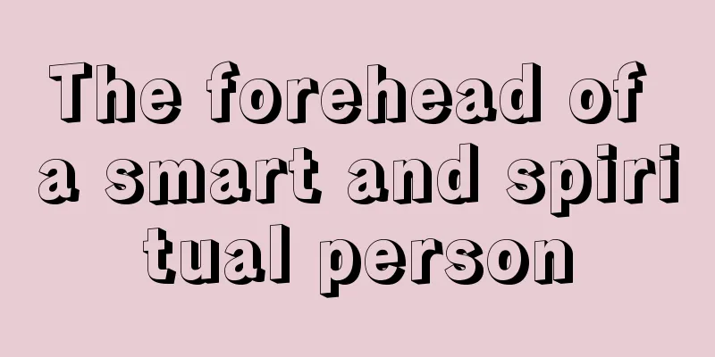 The forehead of a smart and spiritual person
