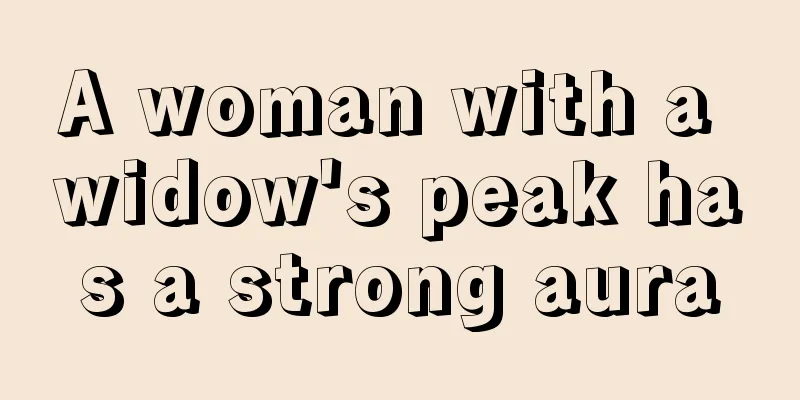 A woman with a widow's peak has a strong aura