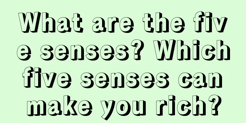 What are the five senses? Which five senses can make you rich?