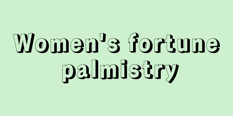 Women's fortune palmistry