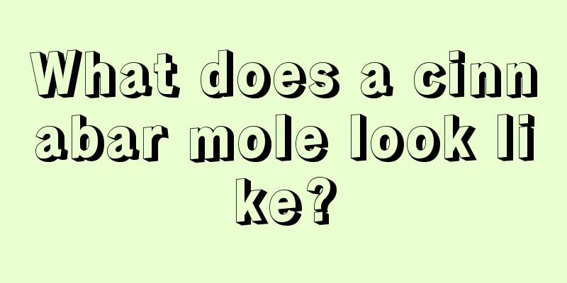 What does a cinnabar mole look like?
