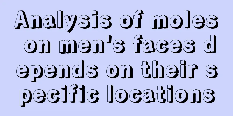 Analysis of moles on men's faces depends on their specific locations
