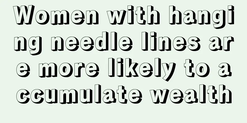 Women with hanging needle lines are more likely to accumulate wealth