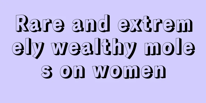 Rare and extremely wealthy moles on women