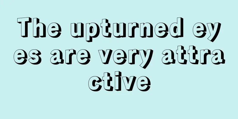 The upturned eyes are very attractive
