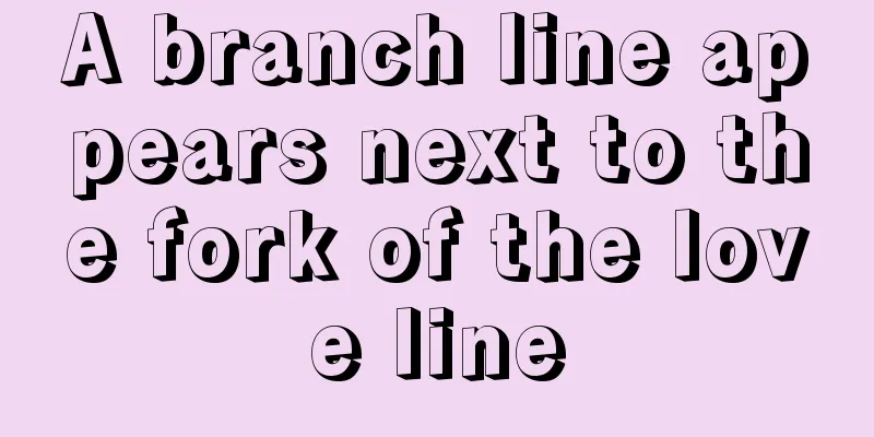 A branch line appears next to the fork of the love line