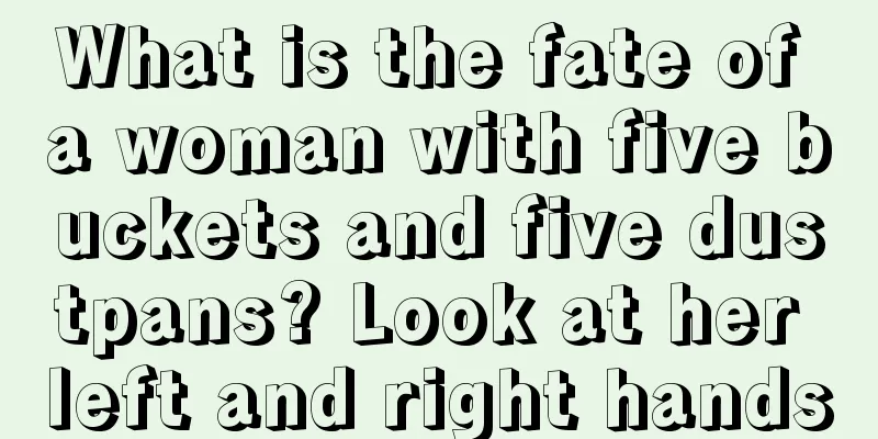 What is the fate of a woman with five buckets and five dustpans? Look at her left and right hands