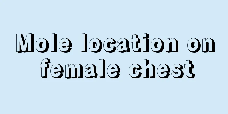 Mole location on female chest