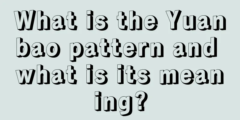 What is the Yuanbao pattern and what is its meaning?