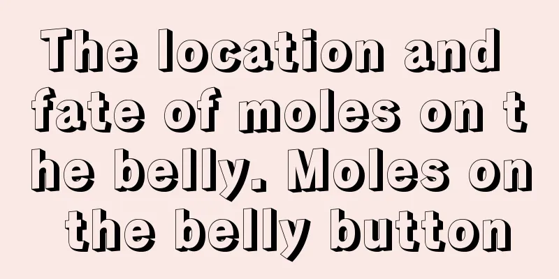 The location and fate of moles on the belly. Moles on the belly button
