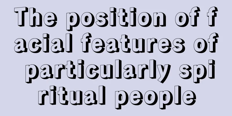 The position of facial features of particularly spiritual people