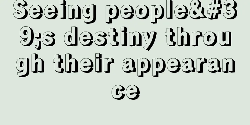 Seeing people's destiny through their appearance