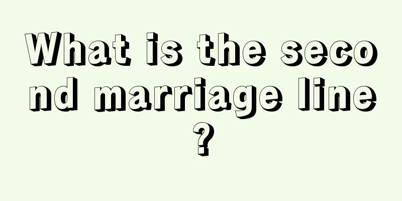 What is the second marriage line?