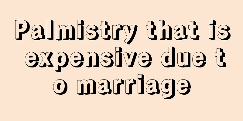 Palmistry that is expensive due to marriage