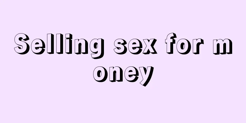 Selling sex for money