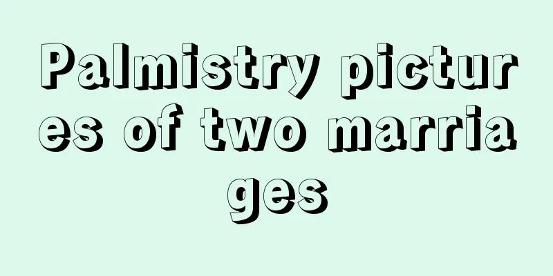 Palmistry pictures of two marriages