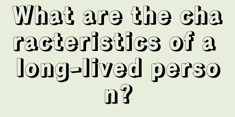 What are the characteristics of a long-lived person?