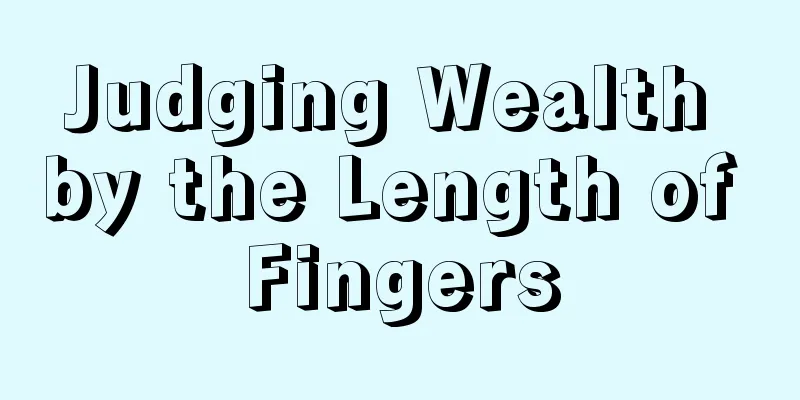 Judging Wealth by the Length of Fingers