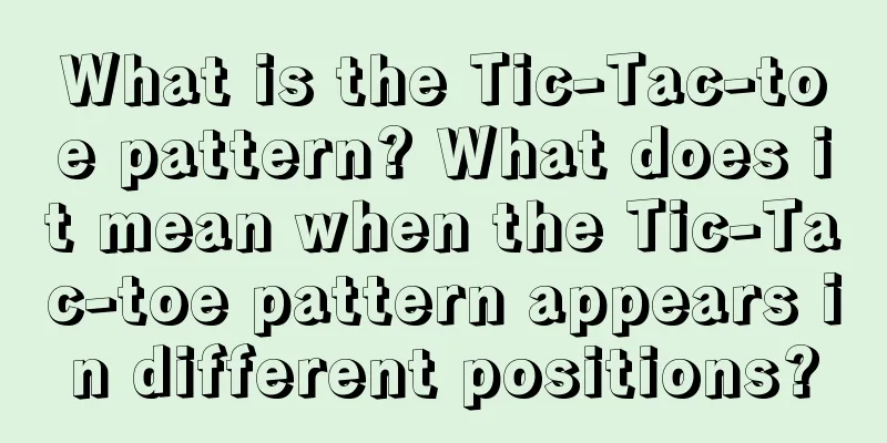What is the Tic-Tac-toe pattern? What does it mean when the Tic-Tac-toe pattern appears in different positions?