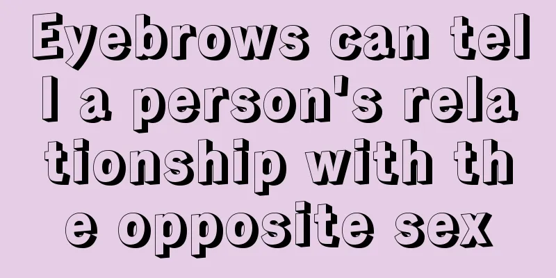 Eyebrows can tell a person's relationship with the opposite sex