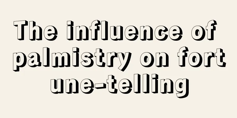 The influence of palmistry on fortune-telling